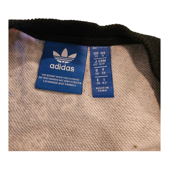 Adidas Small Long Sleeve Cheetah Pullover Sweater - Picture 4 of 9